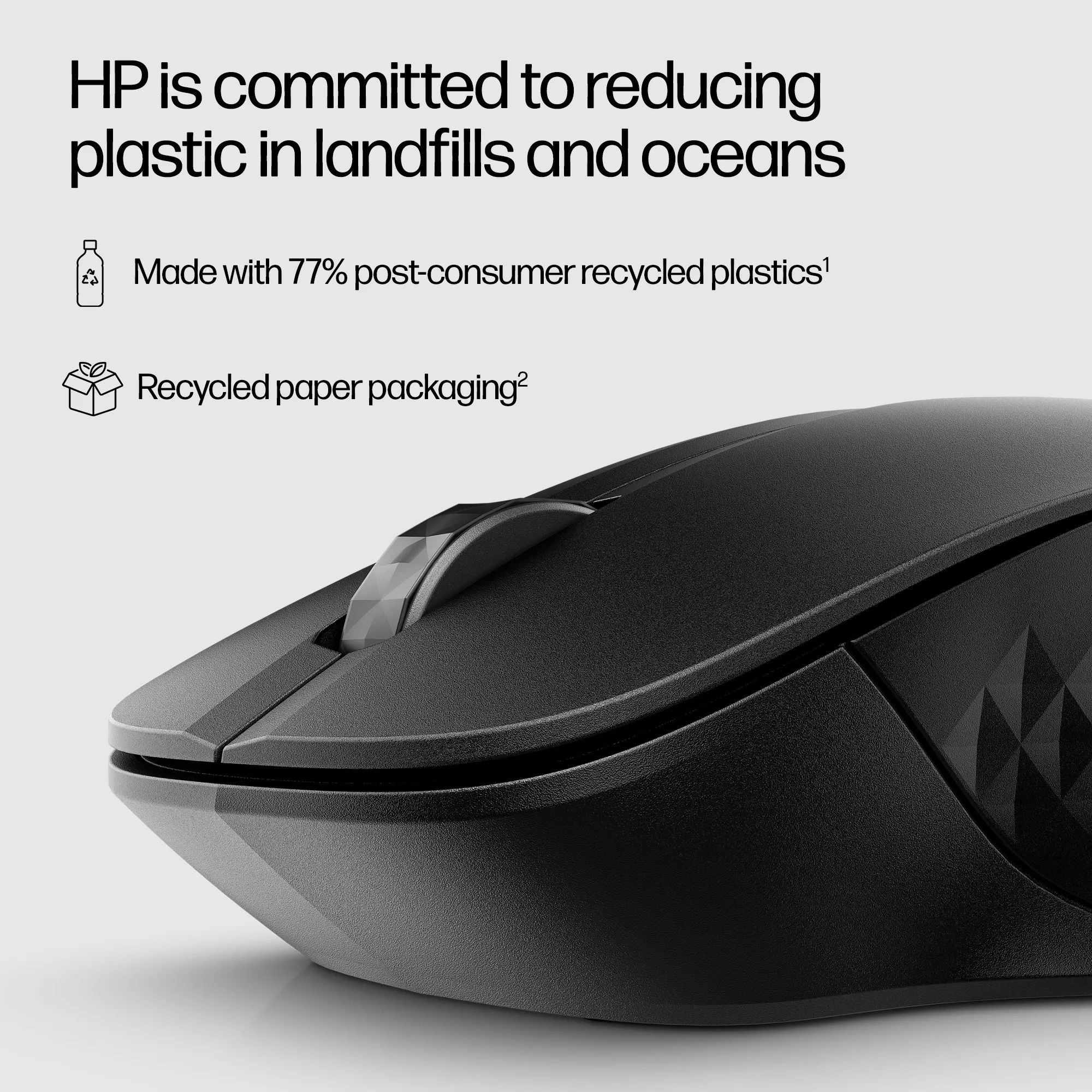 HP 430 Multi-Device Wireless Mouse, Black (Consumer)
