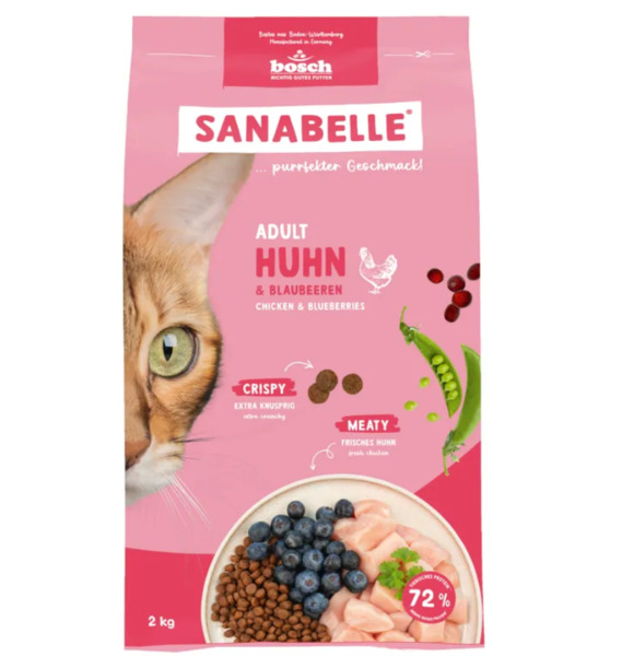 Bosch Sanabelle Adult Chicken, Dry food for cats, 2kg