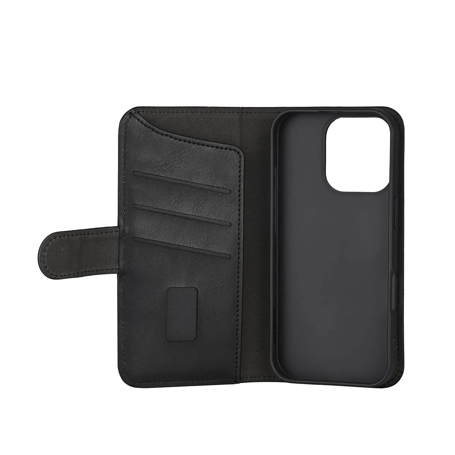 GEAR Wallet MagSeries, iPhone 16 Pro - plånboksfodral, Svart