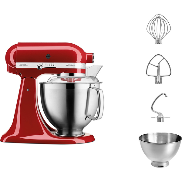 KitchenAid Artisan Premium 5KSM185PSEER Food Processor 4.8liter Empire-red