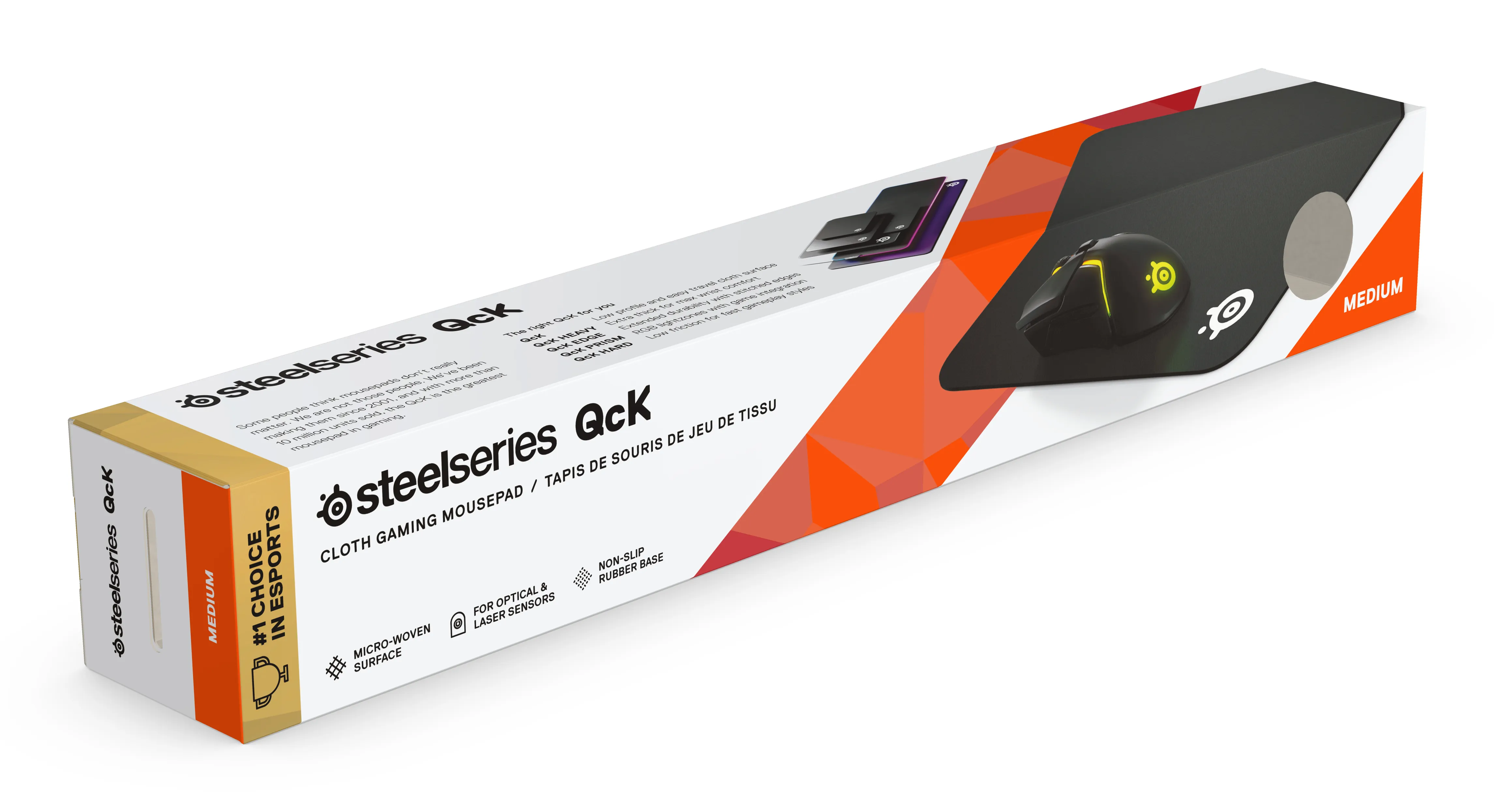 SteelSeries QcK L -pelihiirimatto, 450x400 mm, Musta