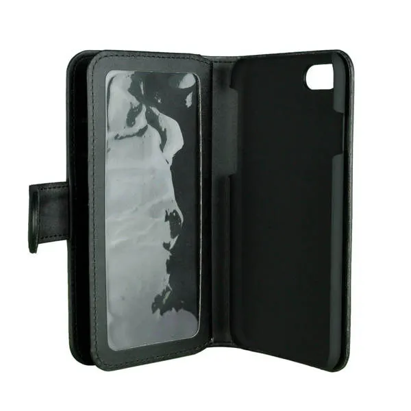 GEAR Wallet 7 Cards, iPhone SE/8/7/6/6s - 2-in-1 Wallet Case, Black