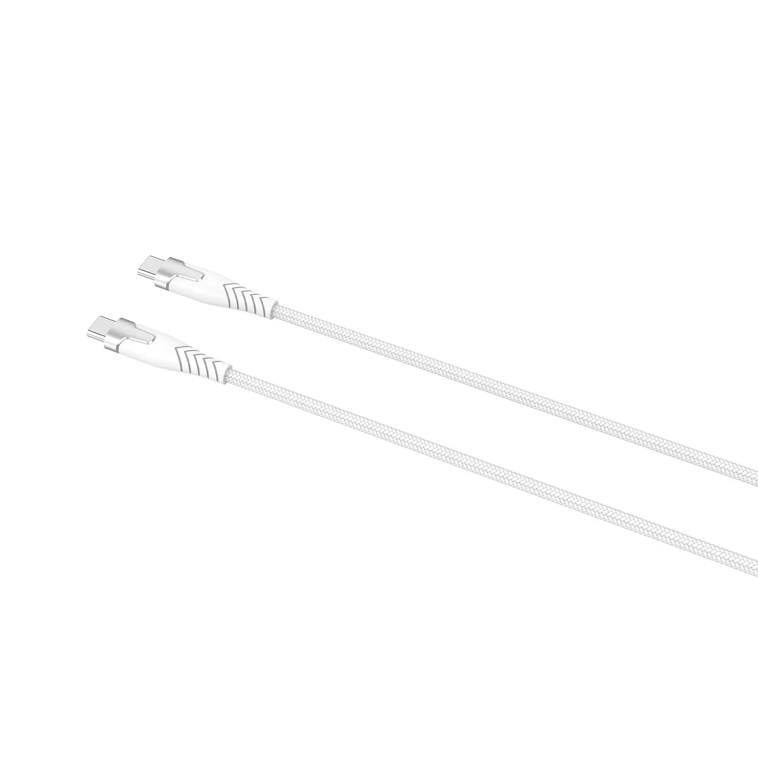 GEAR Kevlar Pro USB-C kabel, 60 W, 1,5 m, vit