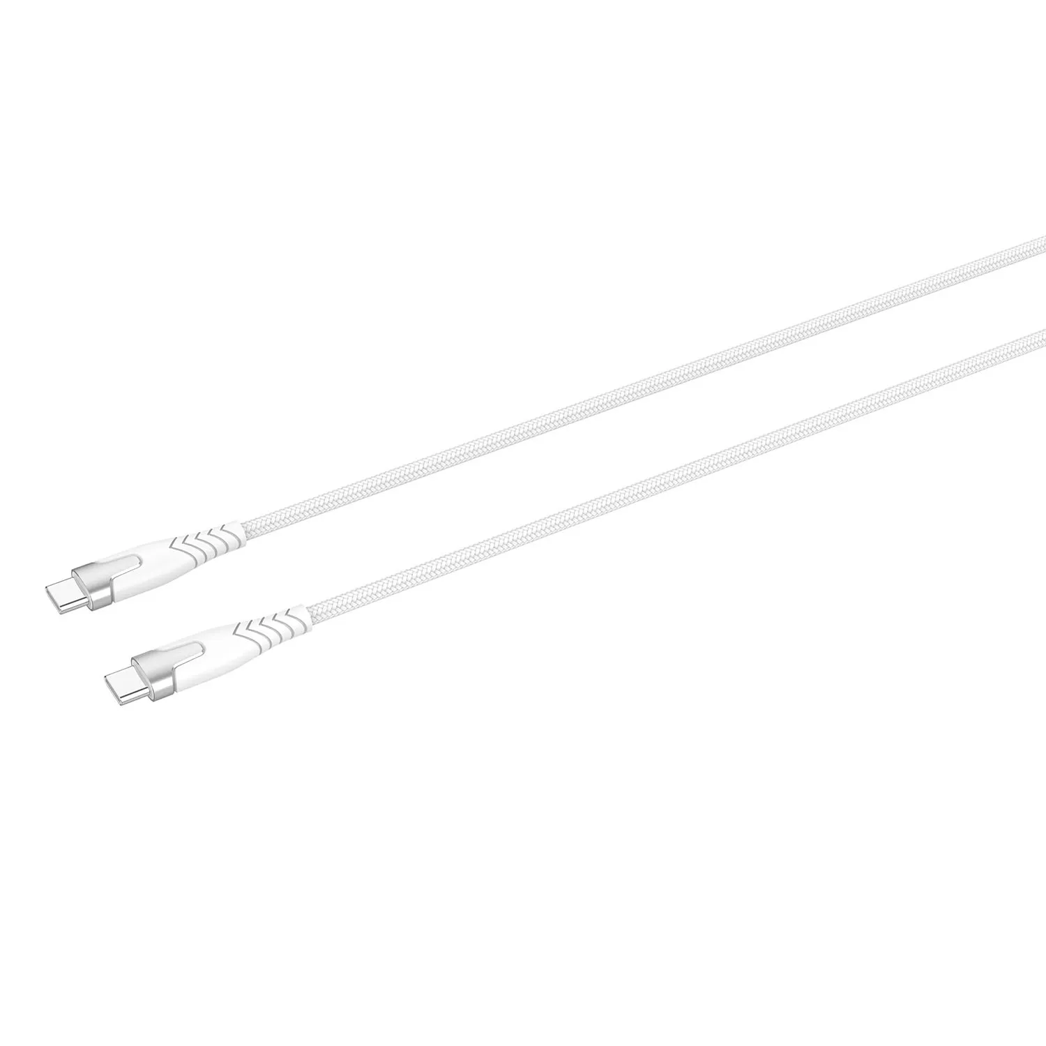 GEAR Kevlar Pro USB-C kabel, 60 W, 1,5 m, vit
