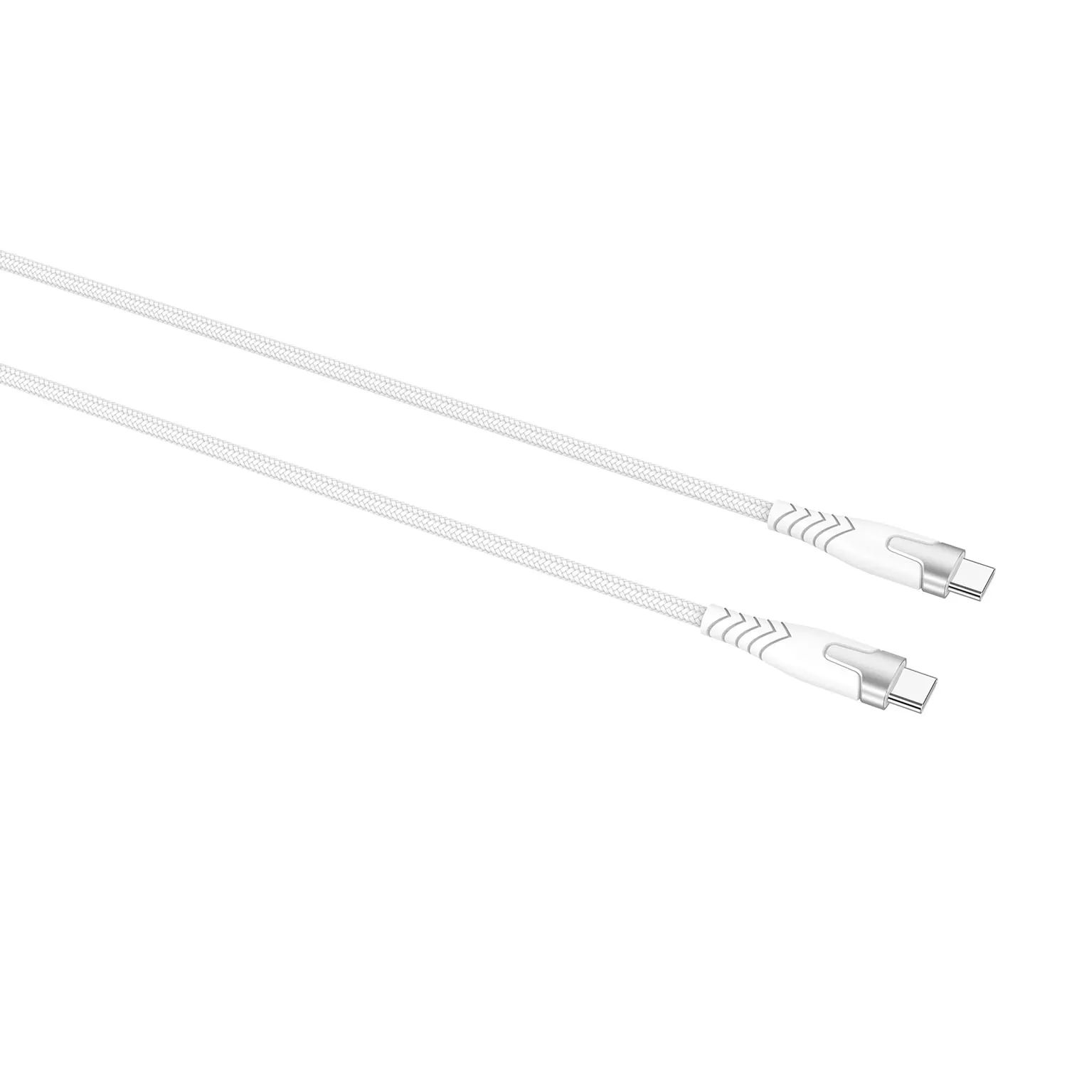 GEAR Kevlar Pro USB-C kabel, 60 W, 1,5 m, vit