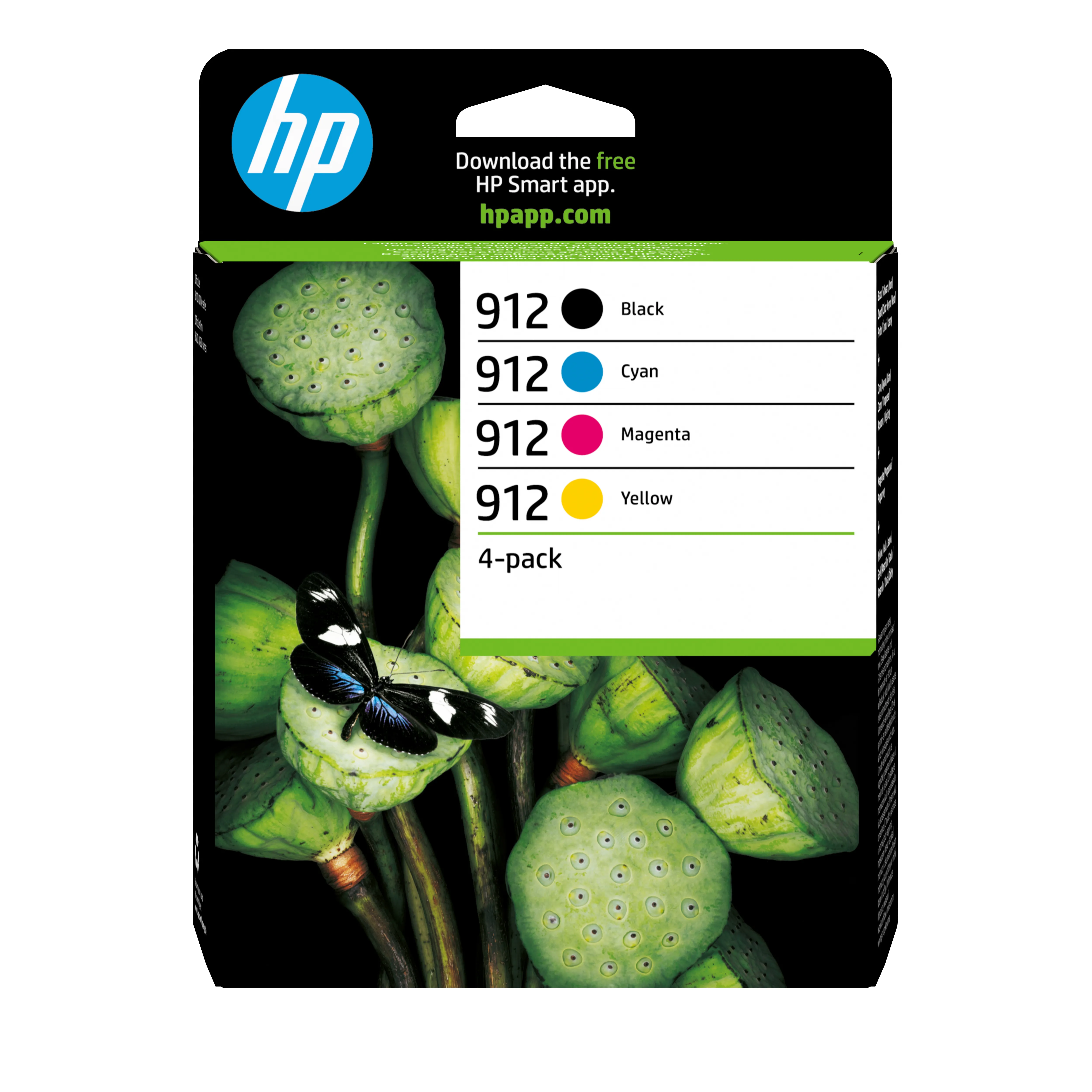 HP 912 C/M/Y/K Ink Cartridges 4-pack