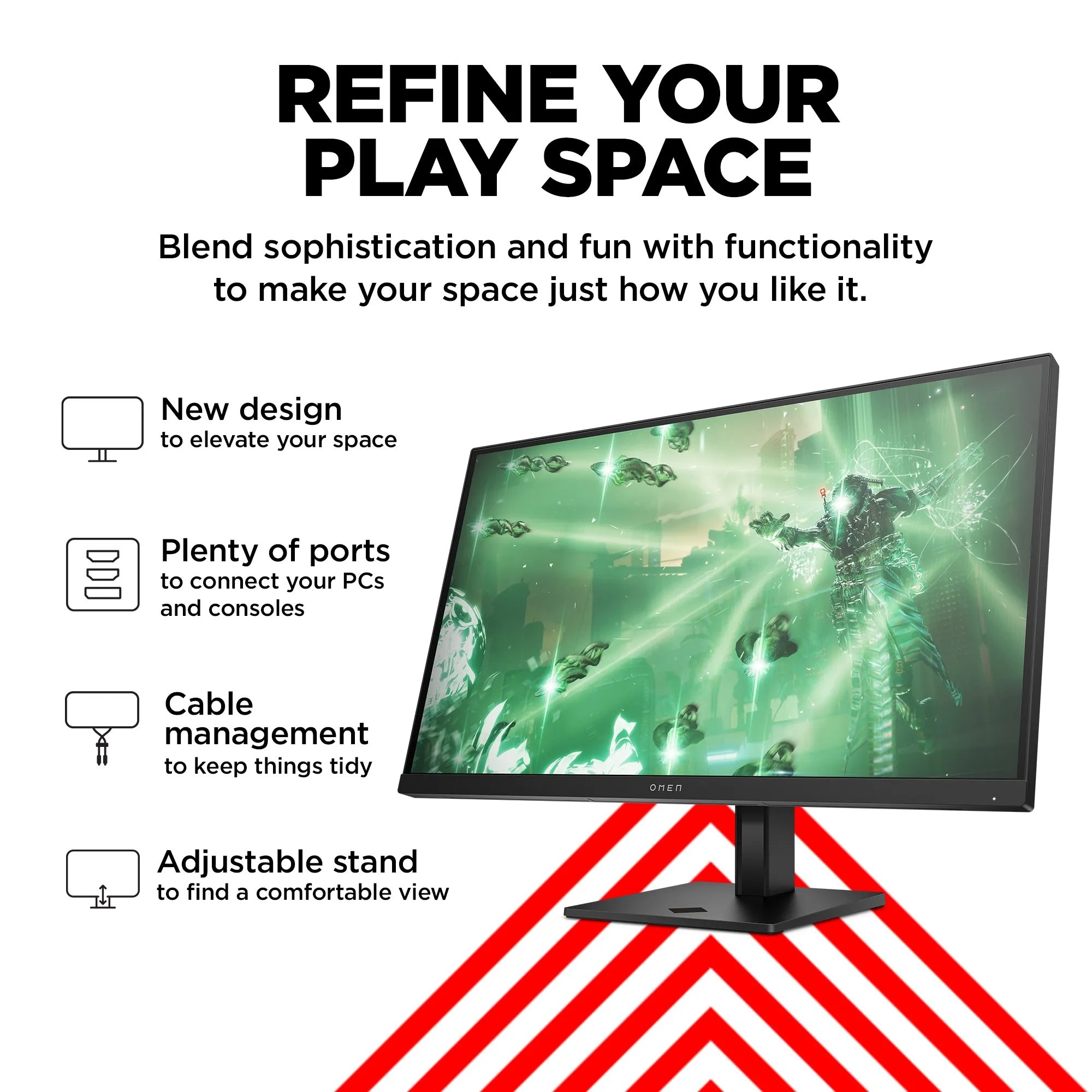 HP OMEN 27q 27&quot; QHD, IPS -pelin&auml;ytt&ouml;