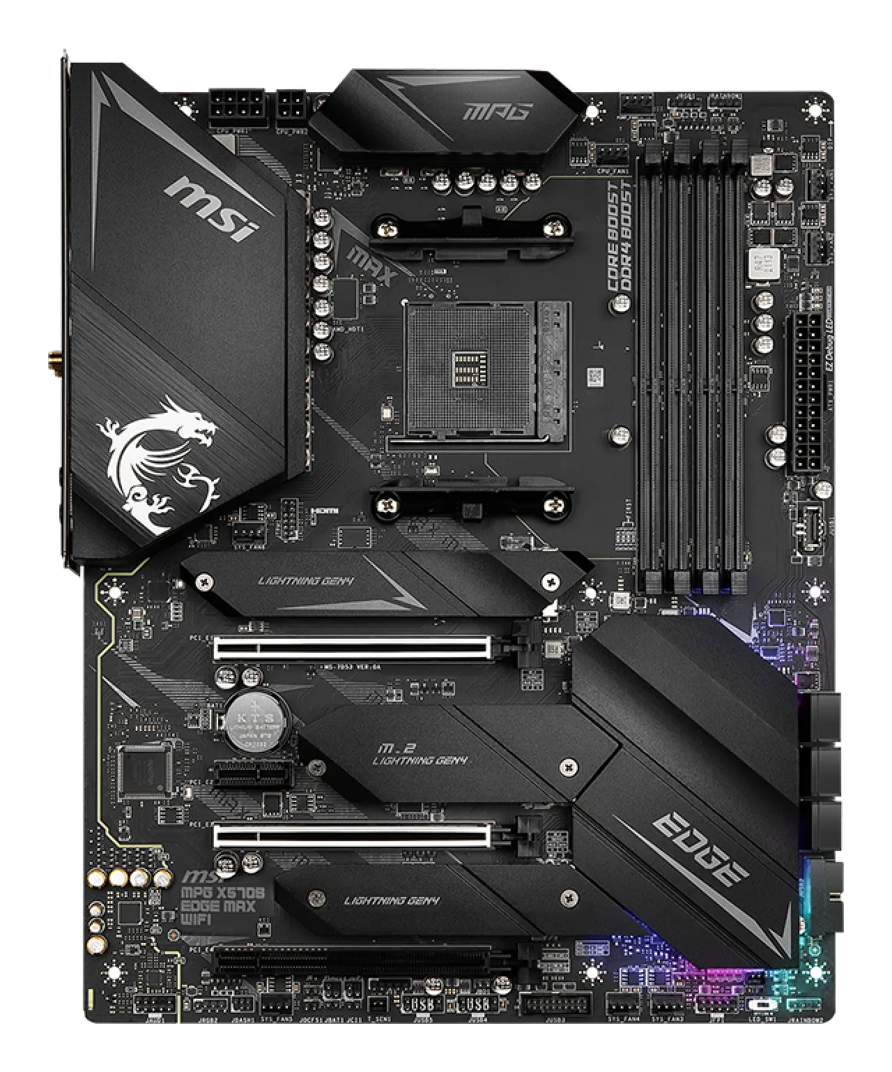 MSI MPG X570S EDGE MAX Wi-Fi ATX-emolevy