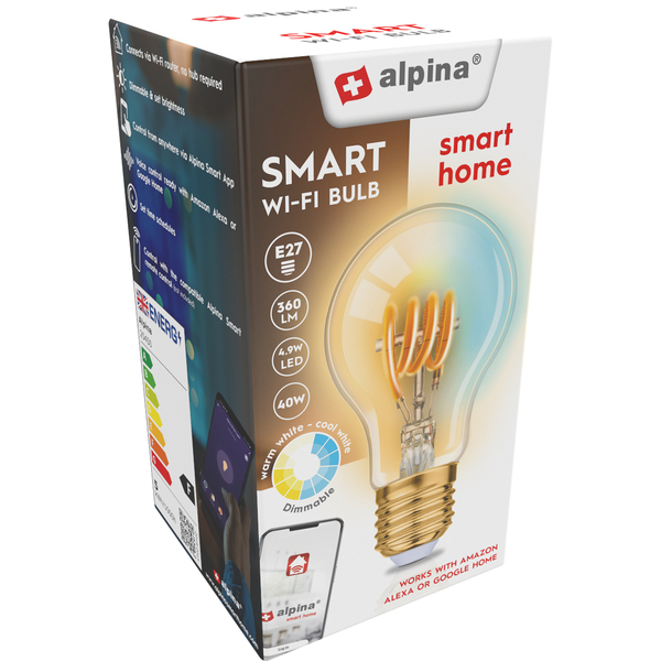 Alpina Smart Bulb Warm/ Cool white E27 5W