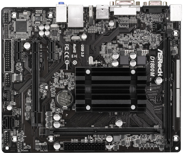 Asrock D1800M, mATX motherboard