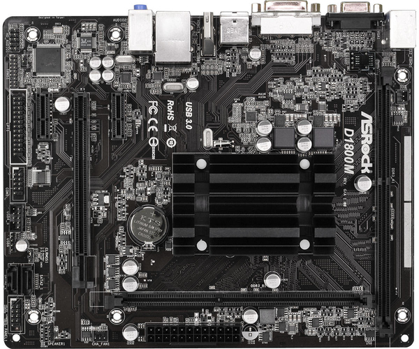 Asrock D1800M, mATX -emolevy