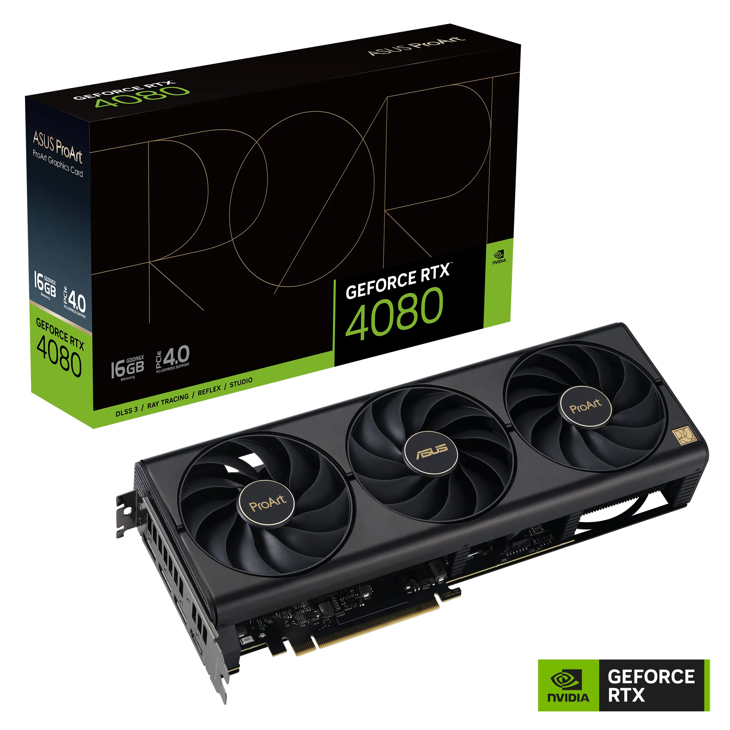 Asus GeForce RTX 4080 ProArt OC 16 GB grafikkort