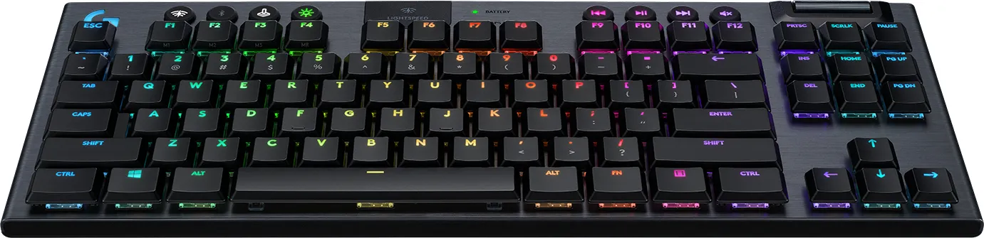 Logitech G915 TKL Lightspeed RGB GL Linear - wireless gaming keyboard, black