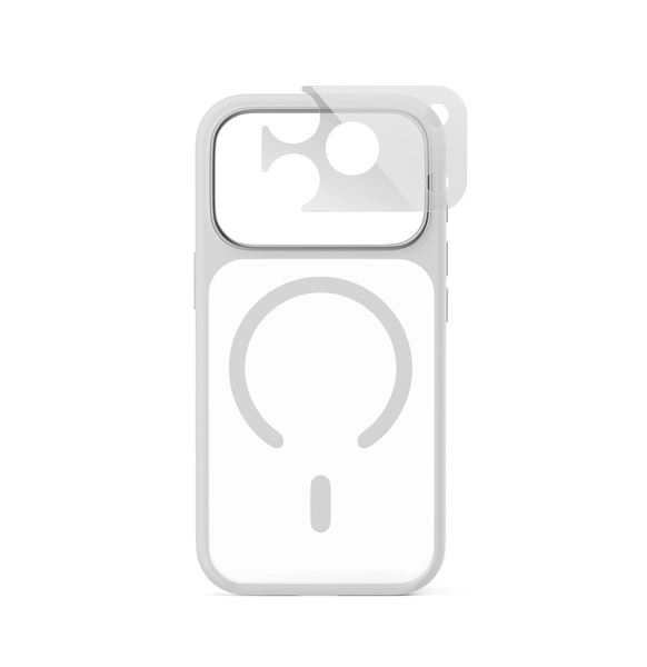 Epico HeroMatte Pro Mag+ Case | iPhone 17 Pro/18 Pro | White | Qi2  &  MagSafe Compatible | Crossbody Ready  &  Camera Island Protector