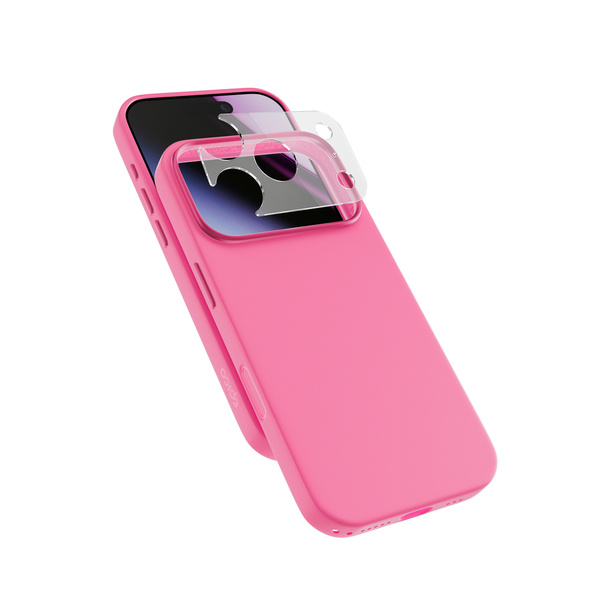Epico Silicone Pro Mag+ Case | iPhone 17 Pro/18 Pro | Pink | Qi2  &  MagSafe Compatible | Camera Island Protector