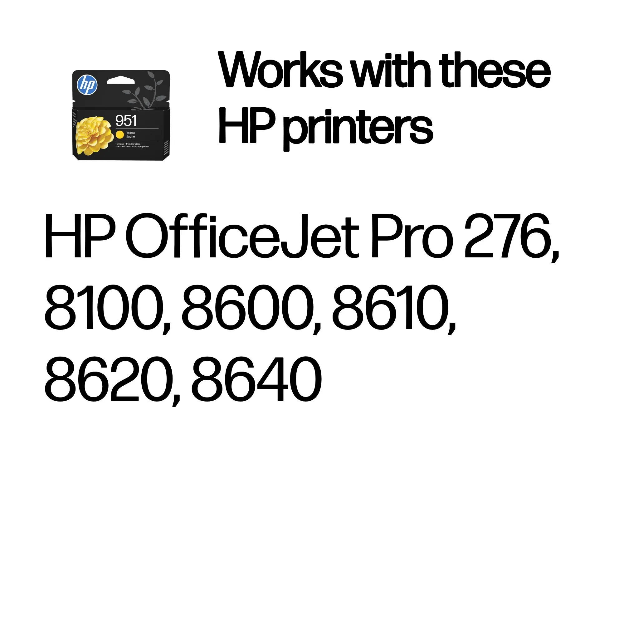 HP 951 Ink cartridge, 8 ml, Yellow
