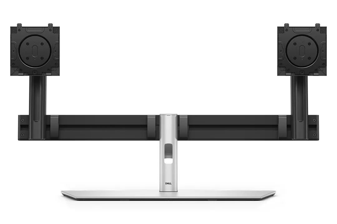 Dell Pro MDS26 Desk Stand, for 2 monitors, 19-27", 11.97kg, VESA 100x100, Black, Silver