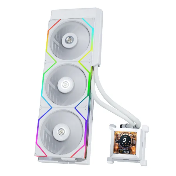 Lian Li HydroShift LCD 360 - liquid cooler, white