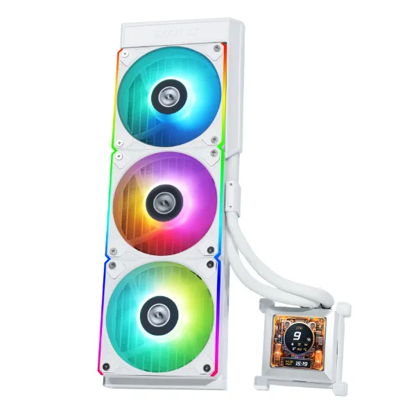 Lian Li HydroShift LCD 360 - liquid cooler, white