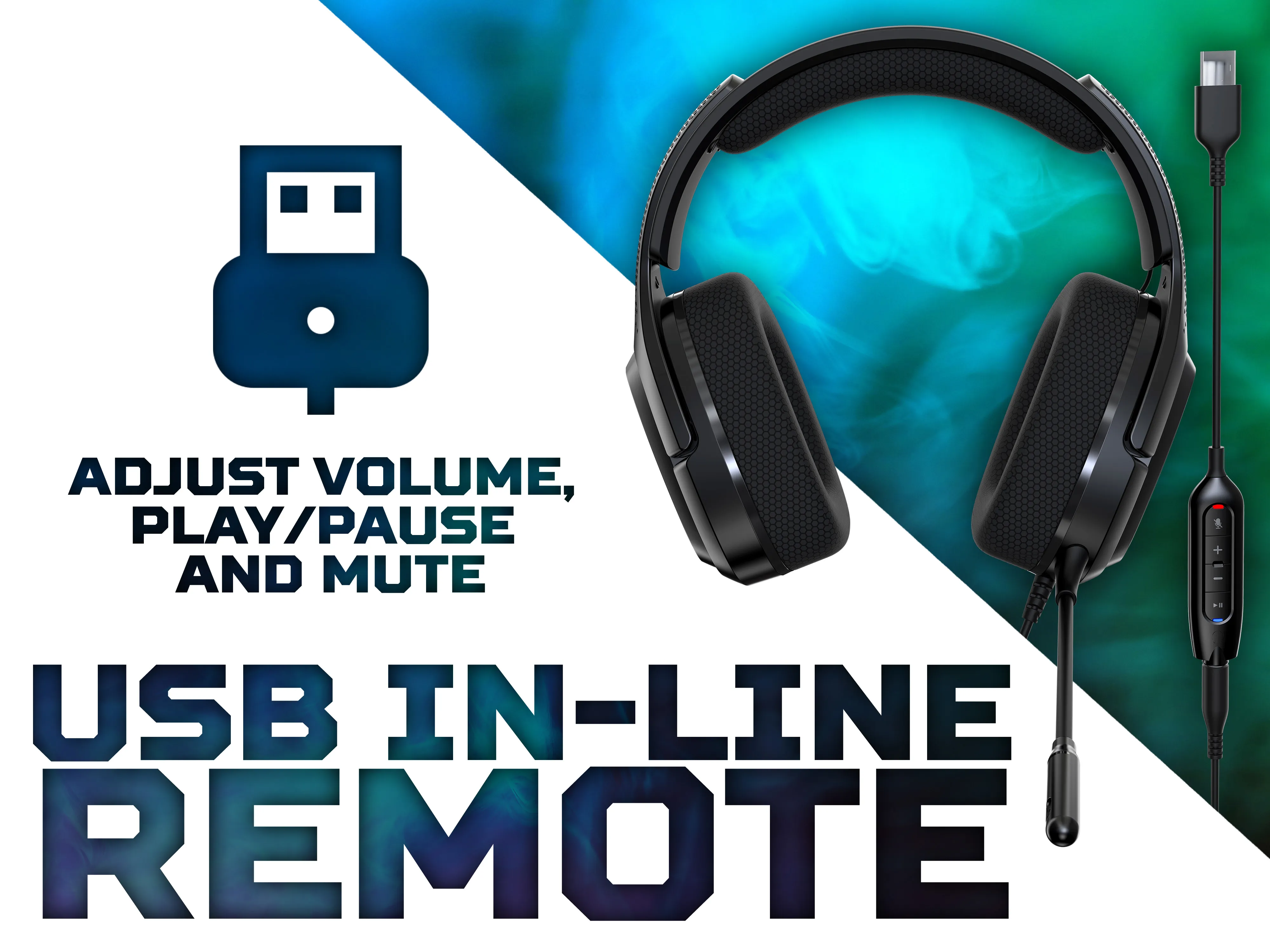 Acer Predator Galea 365 Gaming Headset, with External Control Unit, Black