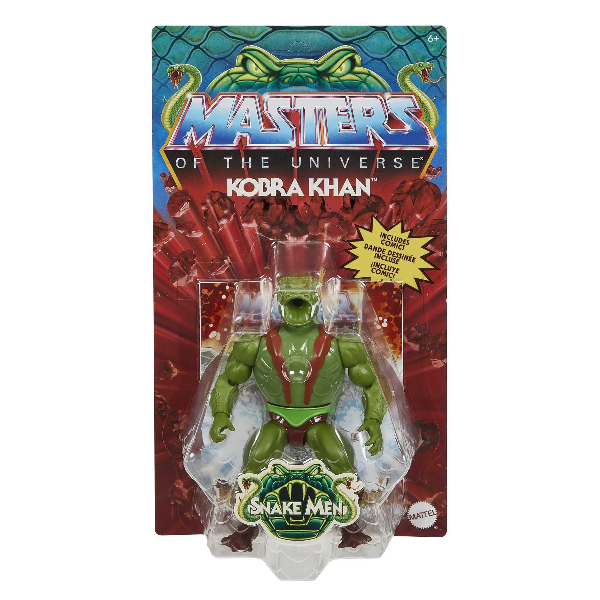 Mattel Masters of the Universe Origins Kobra Khan Action Figure Toy Figure (14 cm)