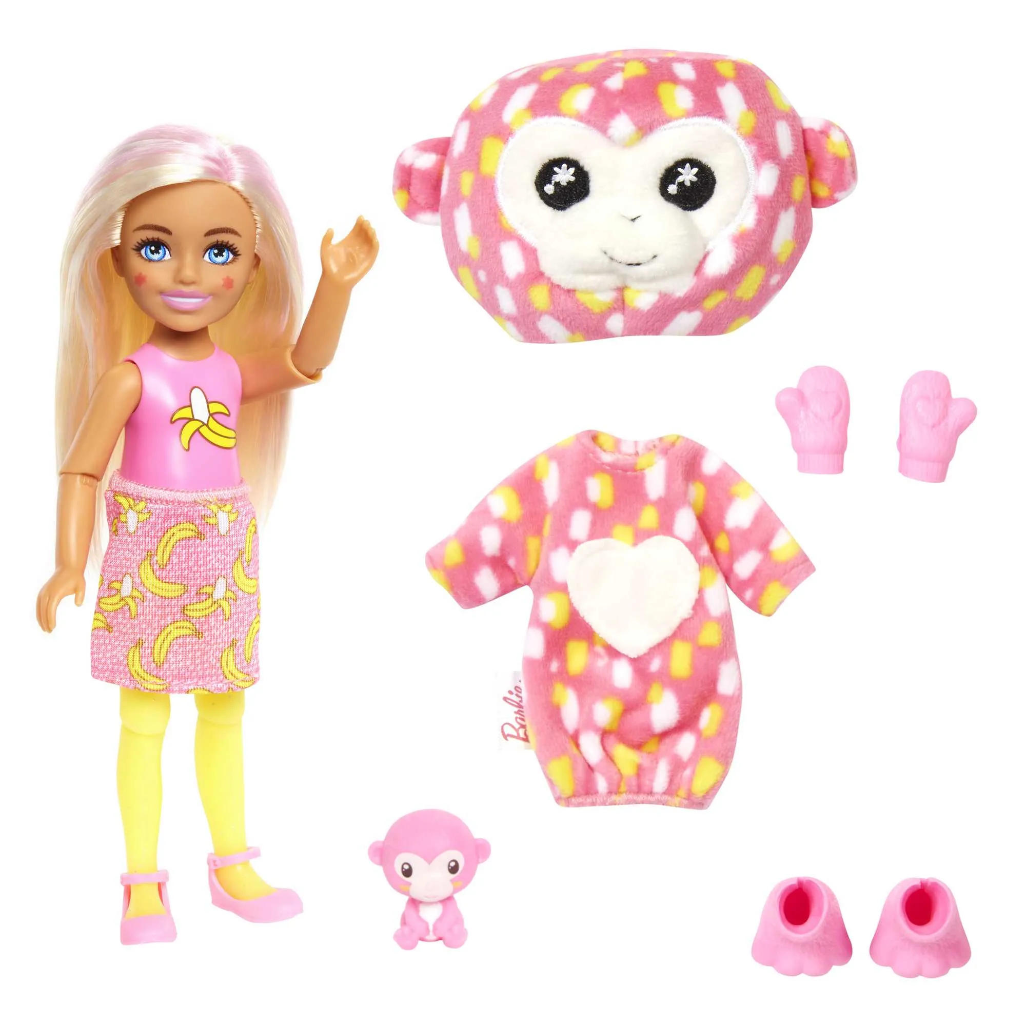 Mattel Barbie Cutie Reveal Chelsea Jungle Series - Monkey, Doll