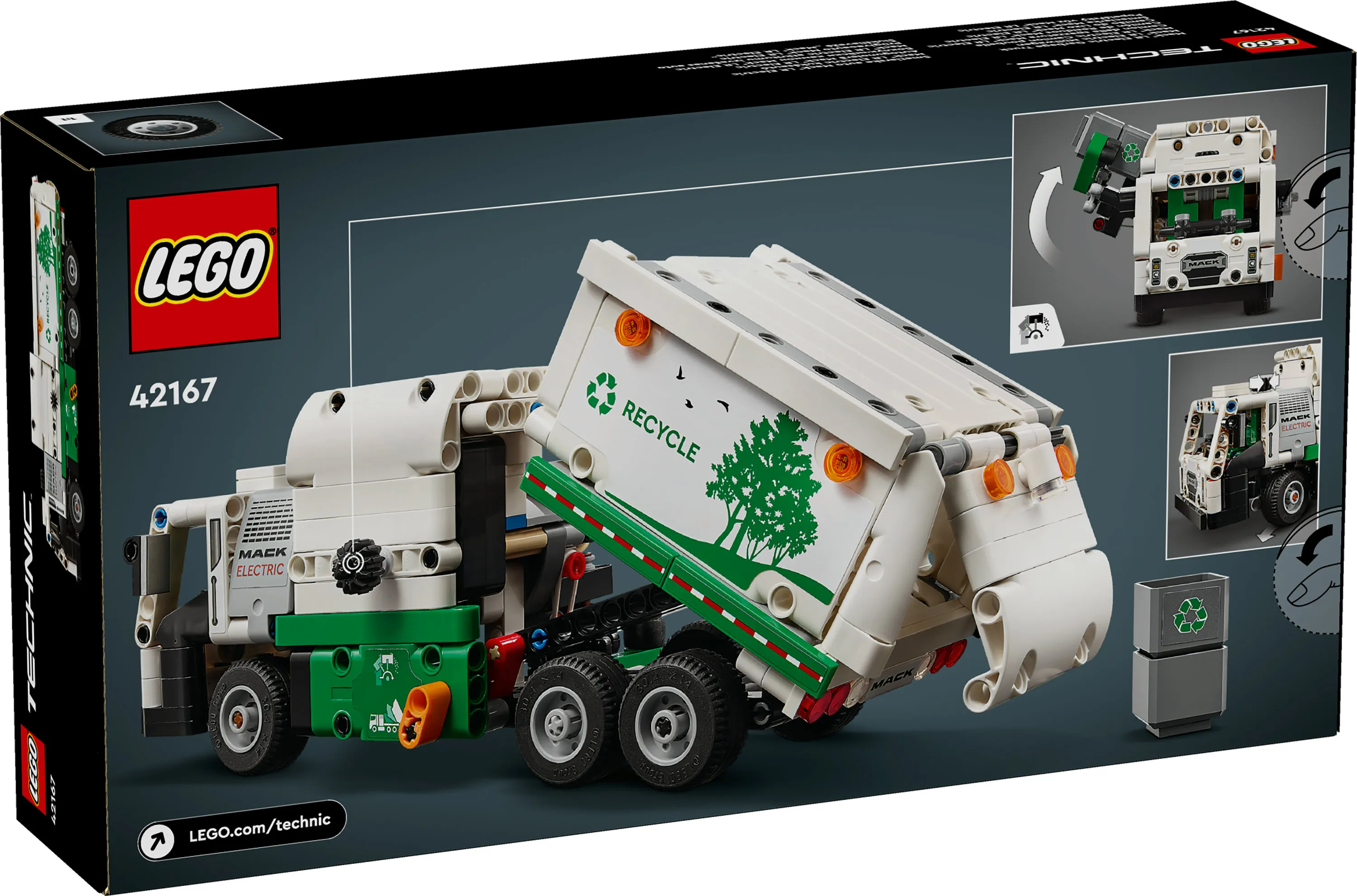 LEGO Technic Mack LR Electric Sopbil 42167