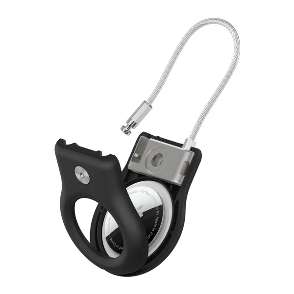 Belkin Secure Holder, AirTag - holder with wire, Black