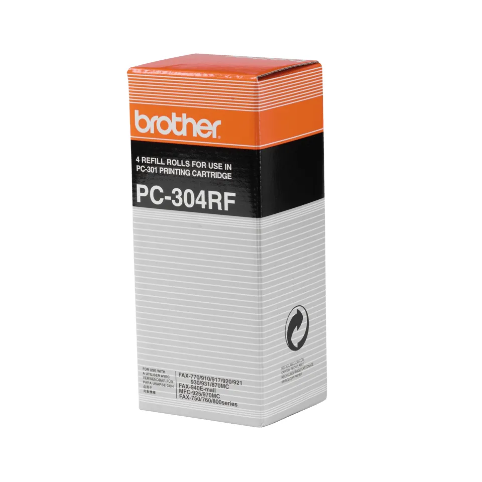 Brother PC304RF -mustekasetti, Musta