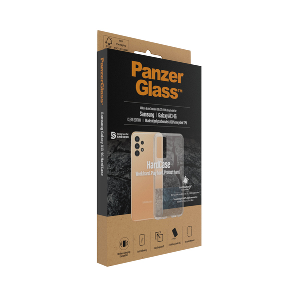 PanzerGlass HardCase, Galaxy A13 -suojakuori, L&auml;pin&auml;kyv&auml;