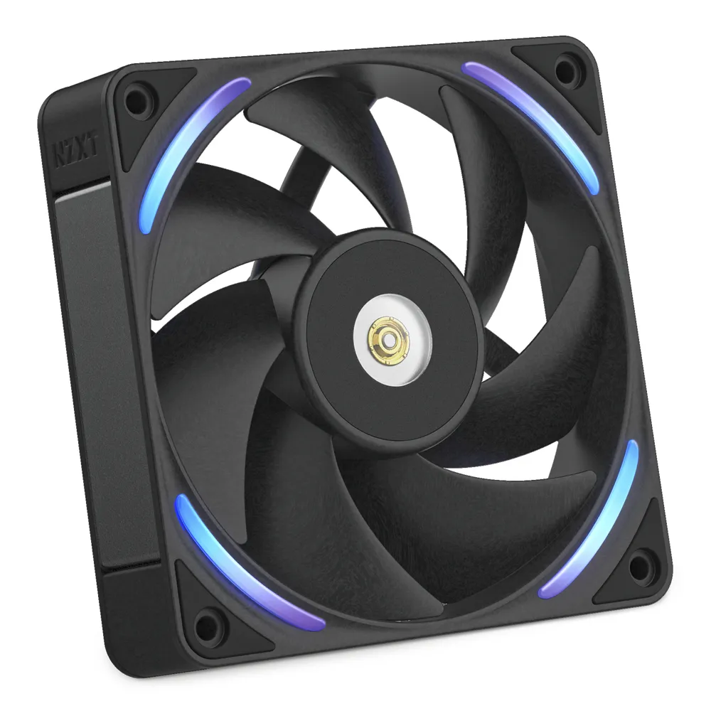NZXT F120X Performance PWM RGB Fan, Magnetic Levitation Bearing, 120mm, Black