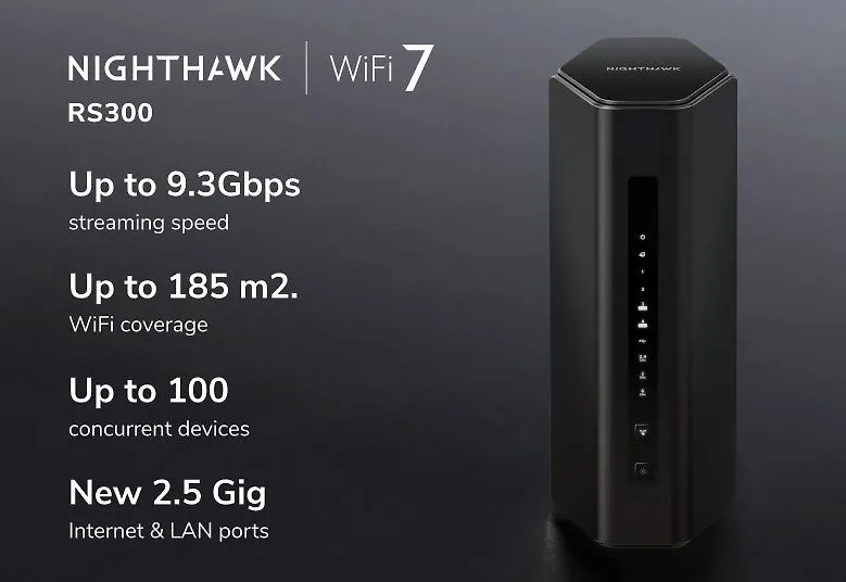 Netgear Nighthawk BE9300 Tri-band Wi-FI 7- router