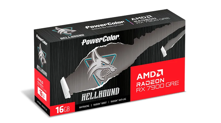 Powercolor Radeon RX 7900 GRE Hellhound 16GB - Graphics card