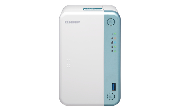 Qnap TS-251D-2G, 2x h&aring;rdiskplatser - NAS-server