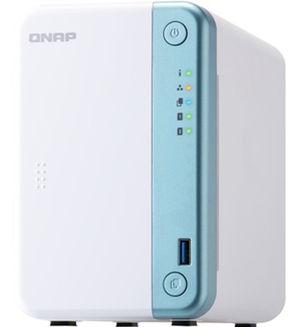 Qnap TS-251D-2G, 2x kiintolevypaikkaa -verkkolevypalvelin