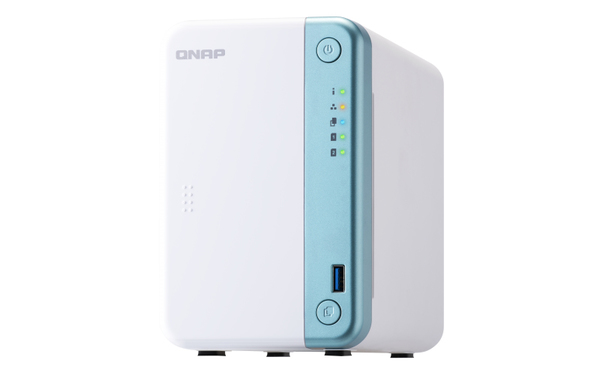 Qnap TS-251D-2G, 2x h&aring;rdiskplatser - NAS-server