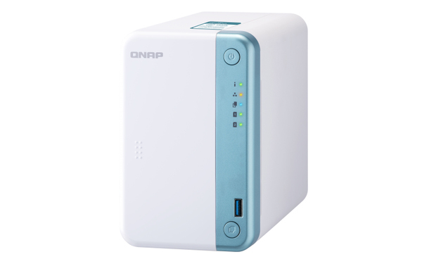 Qnap TS-251D-2G, 2x h&aring;rdiskplatser - NAS-server