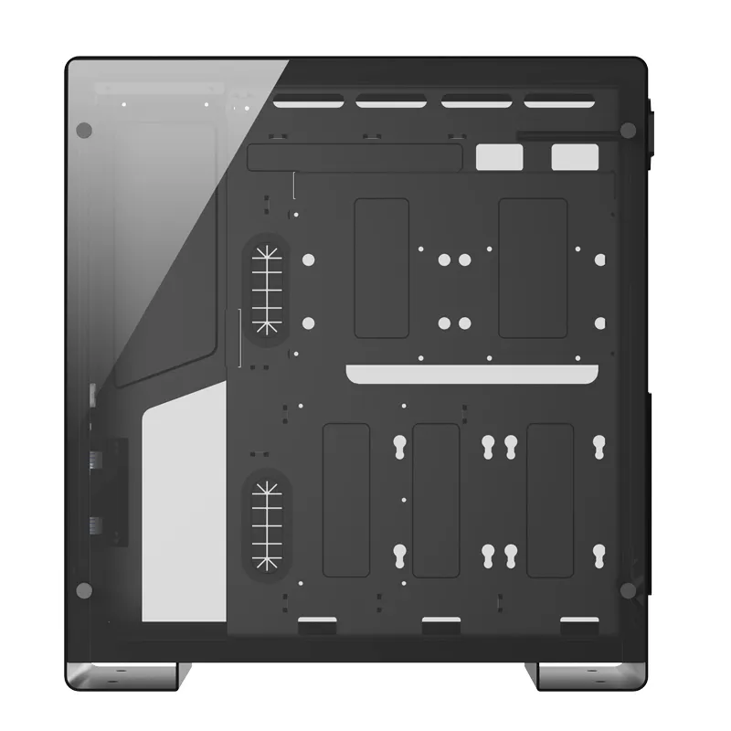 Jonsbo U5S, Tempered Glass - midi case, black