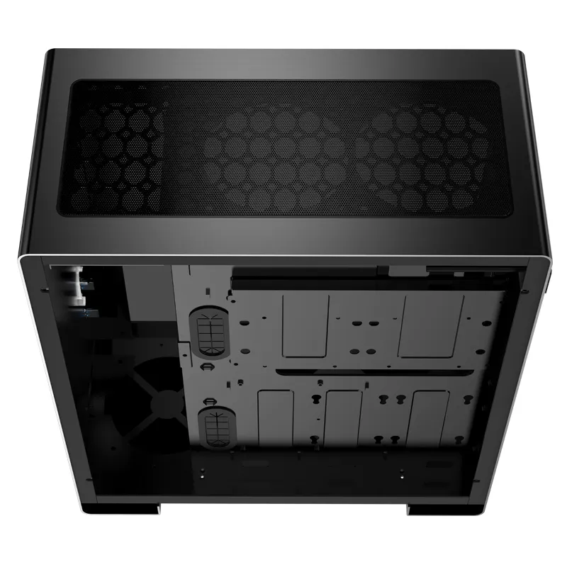 Jonsbo U5S, Tempered Glass - midi case, black