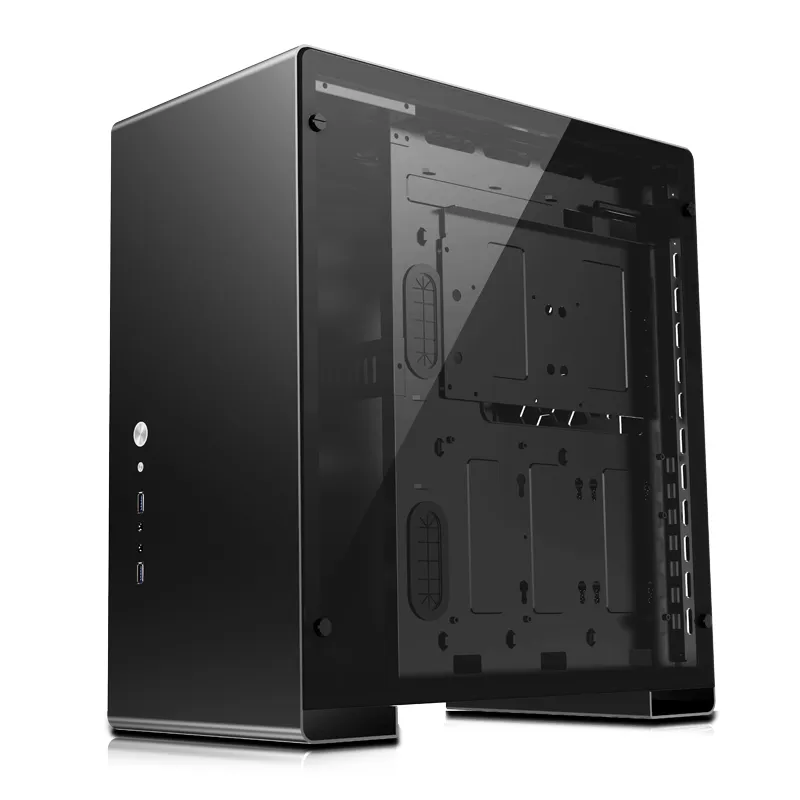 Jonsbo U5S, Tempered Glass - midi case, black