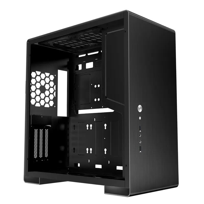 Jonsbo U5S, Tempered Glass - midi case, black