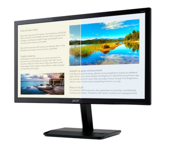 Acer 23.8&quot; KA241Y, Full HD, VA - monitor