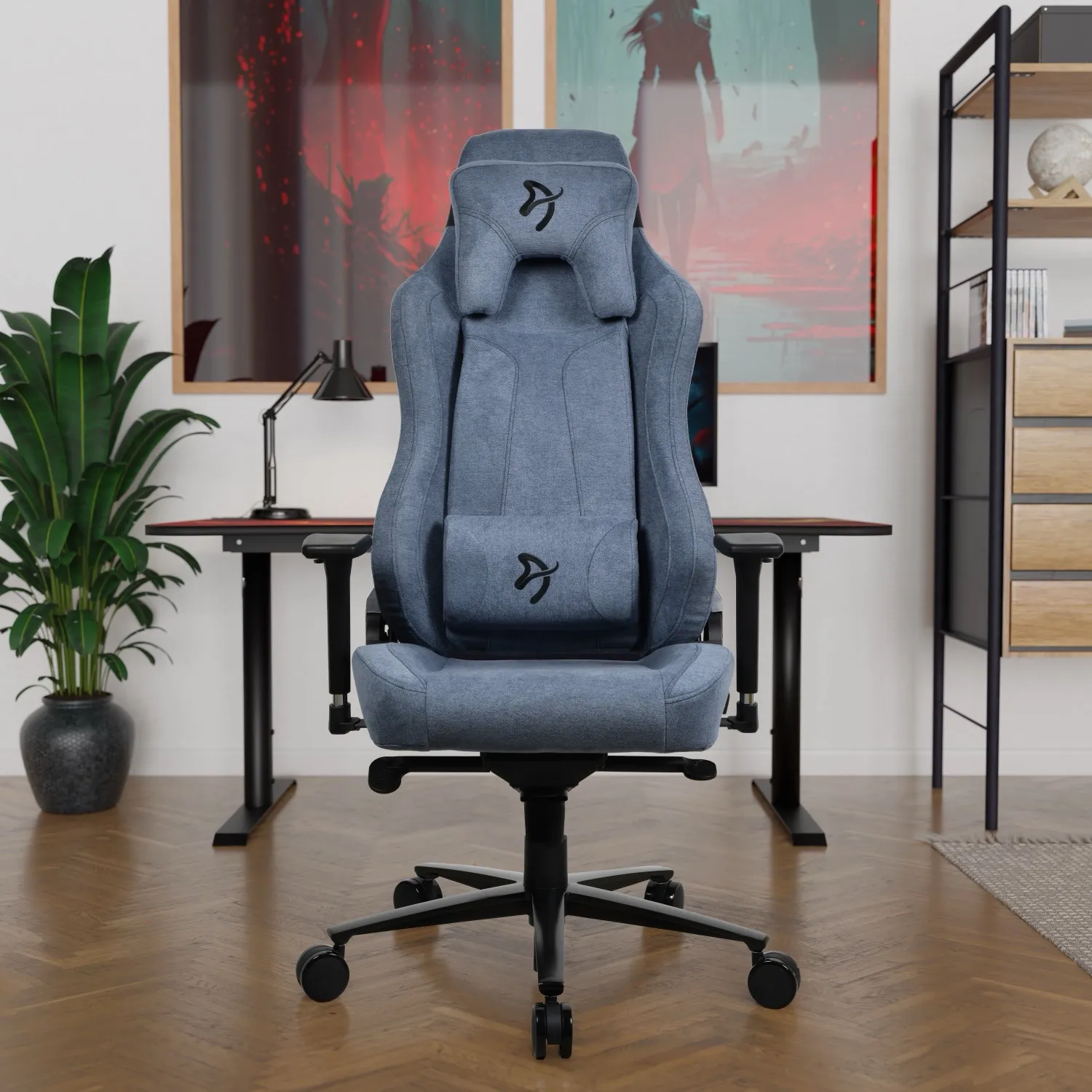 Arozzi Vernazza Soft Fabric - spelstol, bl&aring;