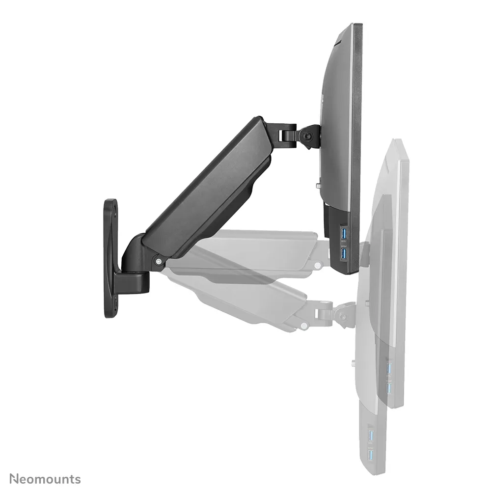 Neomounts By Newstar Gas Spring -sein&auml;kiinnitysteline, musta, 17-32&quot;, 9kg