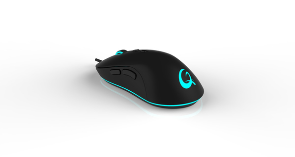 Qpad DX-20 - gaming mus, Svart