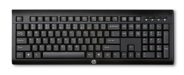 HP K2500 Wireless Keyboard, Black (Nordic)
