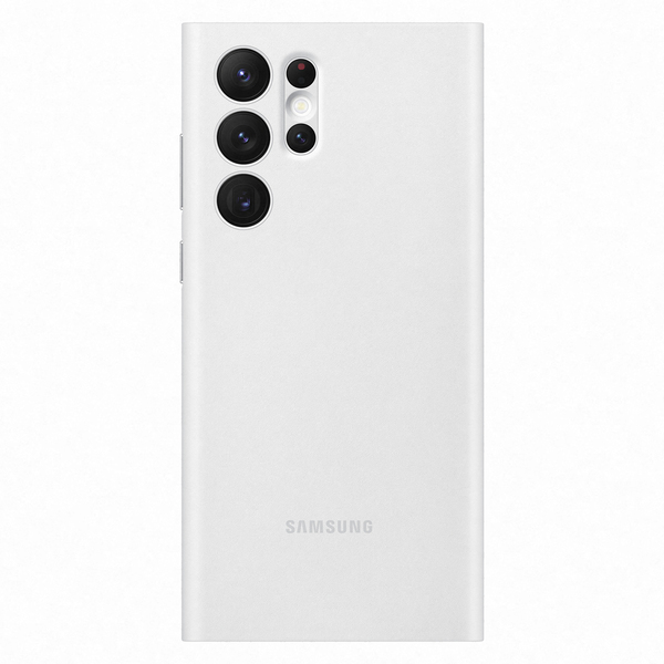 Samsung Galaxy S22 Ultra Smart Clear View - case, White