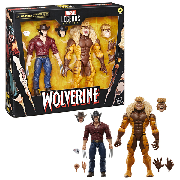 Marvel Legends Dualpack X-Men Sabretooth &amp; Logan