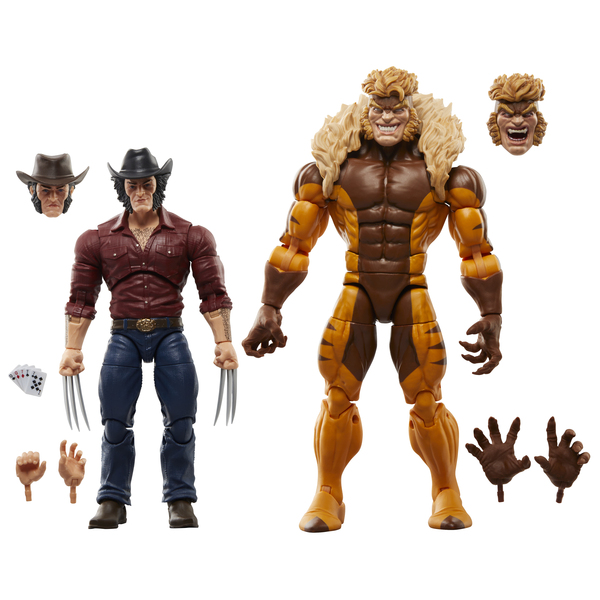 Marvel Legends Dualpack X-Men Sabretooth &amp; Logan