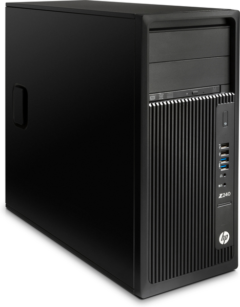 HP Workstation Z240 Tower / i7-6700K 4.0GHz (up to 4.2GHz) 8M / 512GB SATA SSD / 16GB DDR4-2133 nECC (2x8GB) UDIMM / NVIDIA Quadro K1200 4GB 4xmDP w/4 GFX / Win